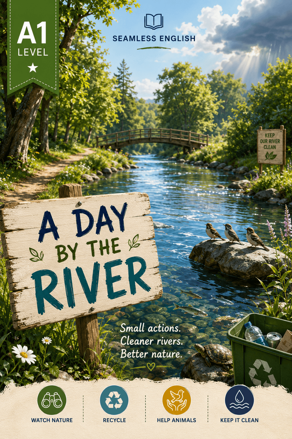 A Day by the River kitap kapağı