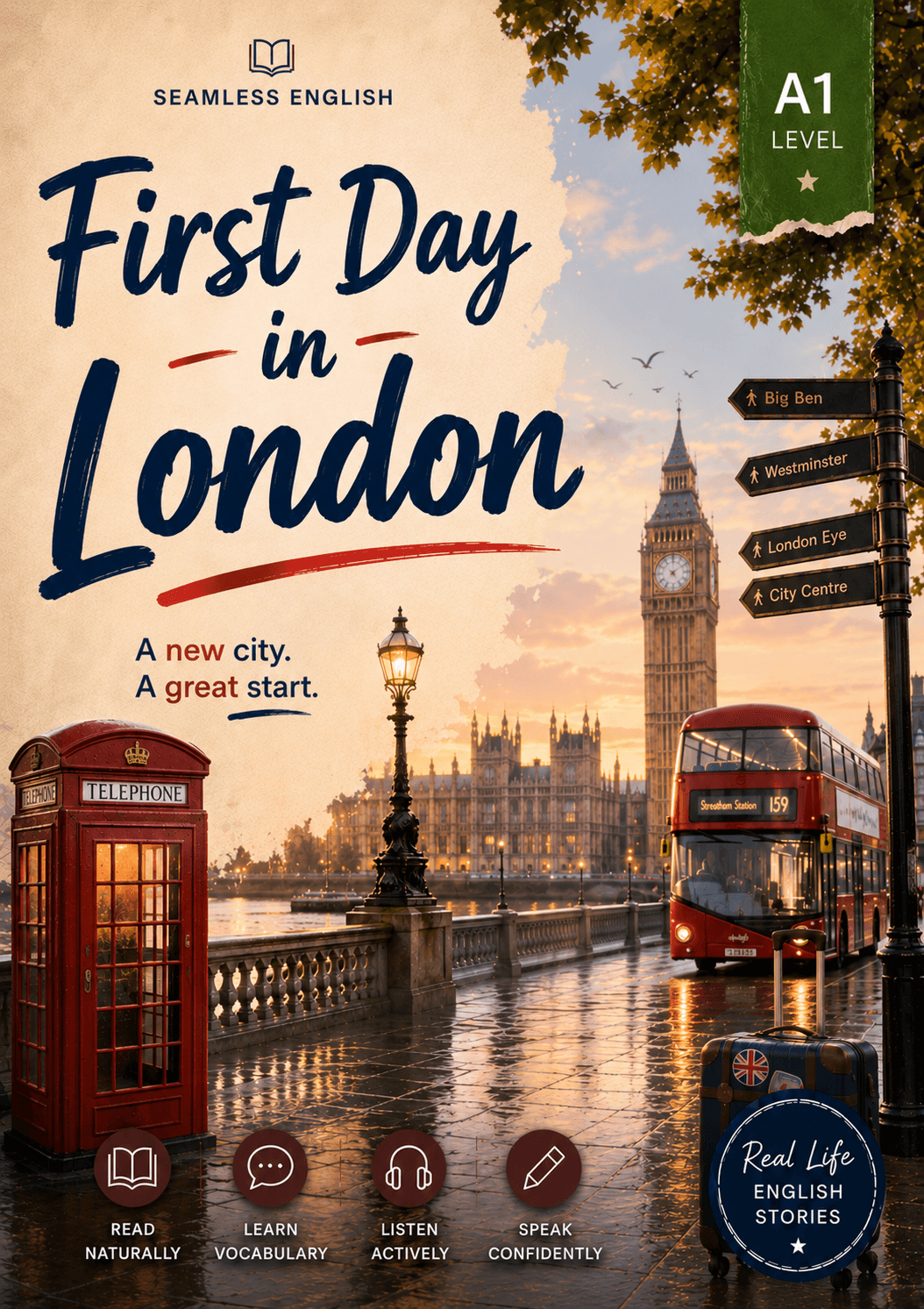 First Day in London kitap kapağı