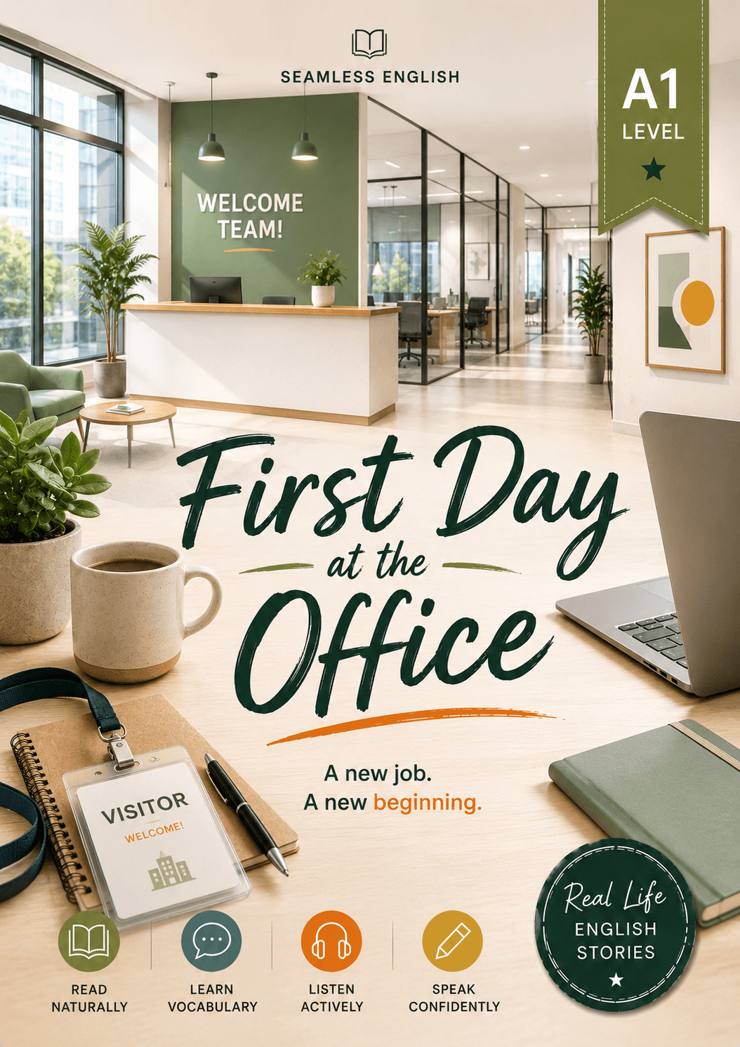 First Day at the Office kitap kapağı