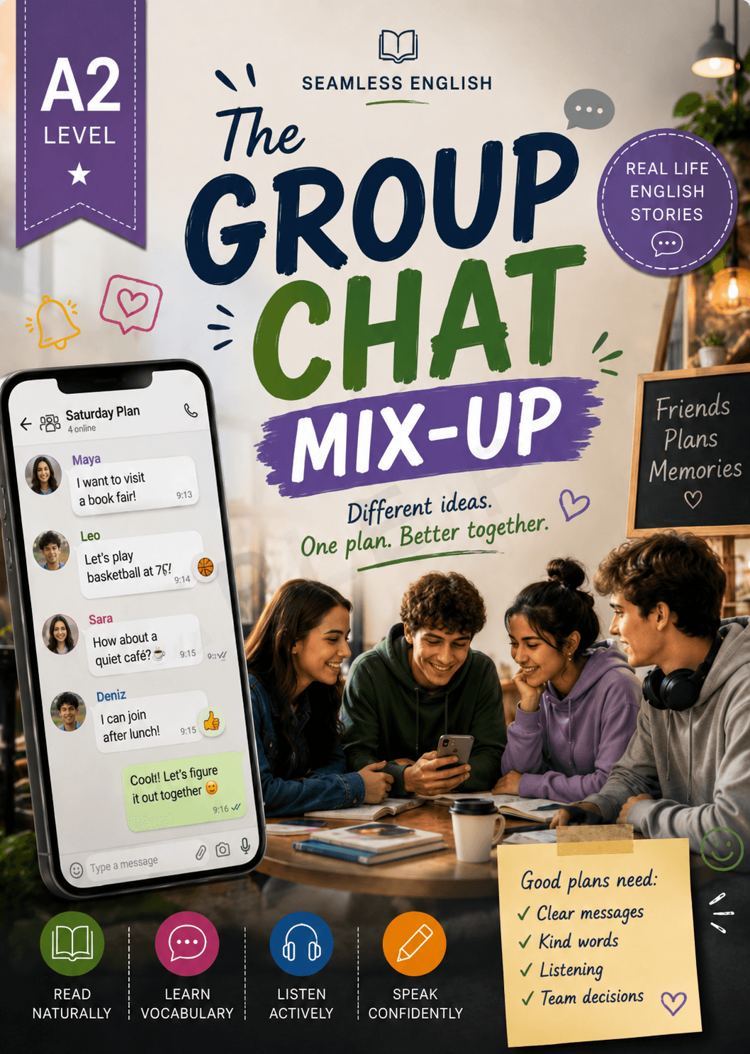 The Group Chat Mix-Up kitap kapağı
